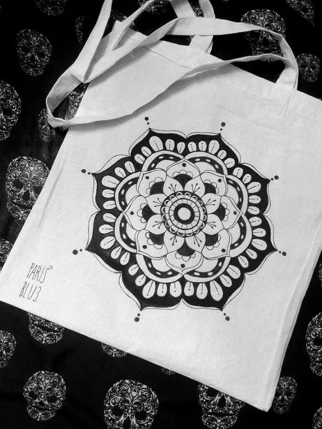 Parisblu3 bags: Eko torbe s joga motivima 6 10592668_666558636767983_2485419489015169486_n