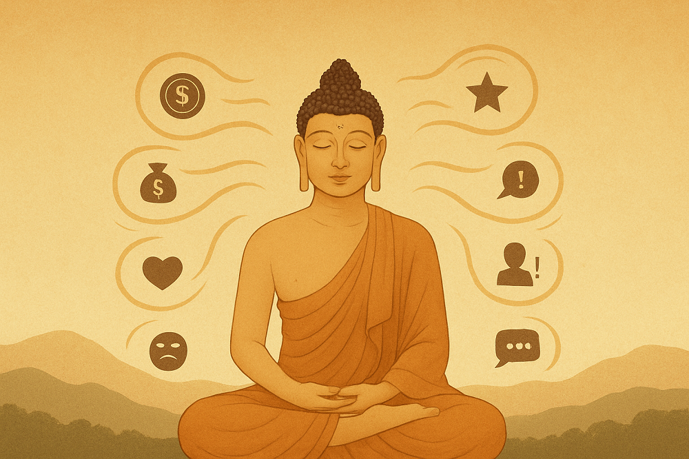 8 svjetovnih briga koje spriječavaju sreću prema Budhi 10 8 svjetovnih briga koje spriječavaju sreću prema Budhi