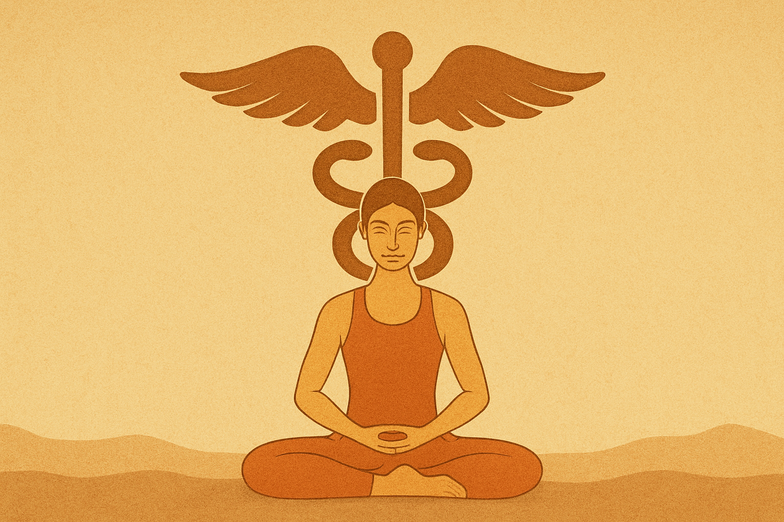 Zašto uvijek započinjemo asane s desne strane? 2 yoga stap sa dvije zmije