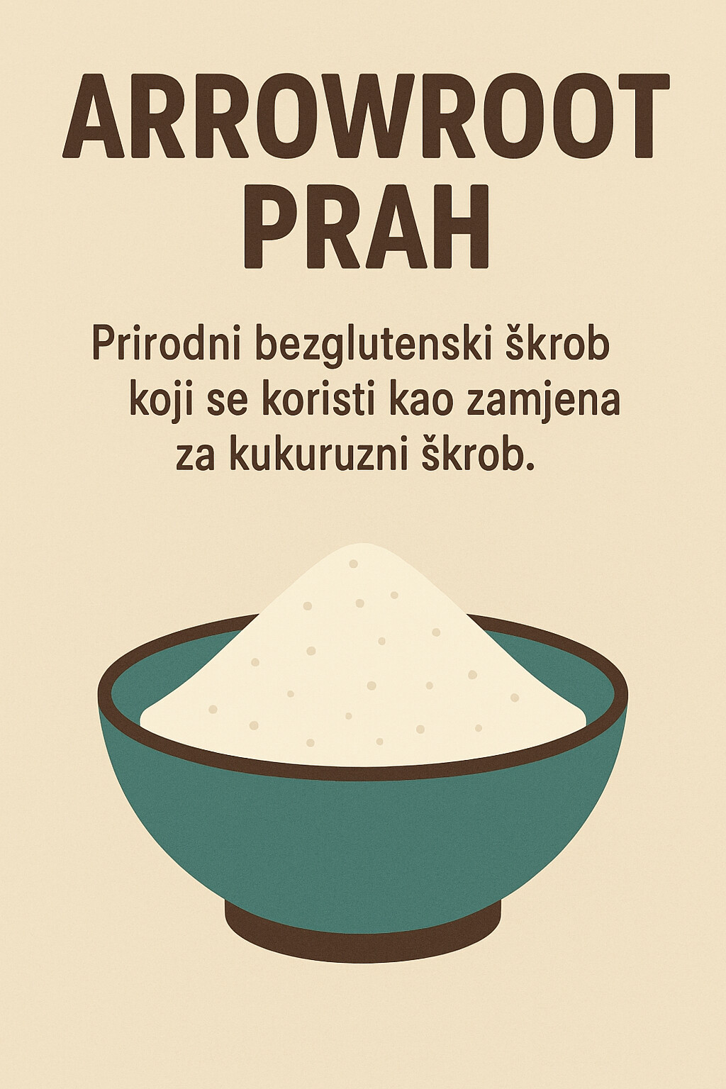 Arrowroot prah