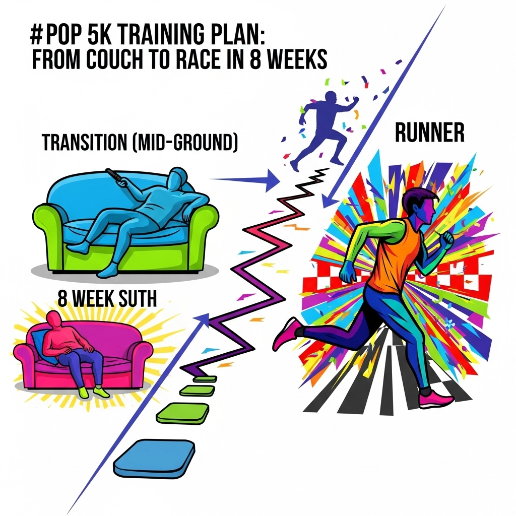 Plan treninga za 5 km: Od kauča do utrke u 8 tjedana