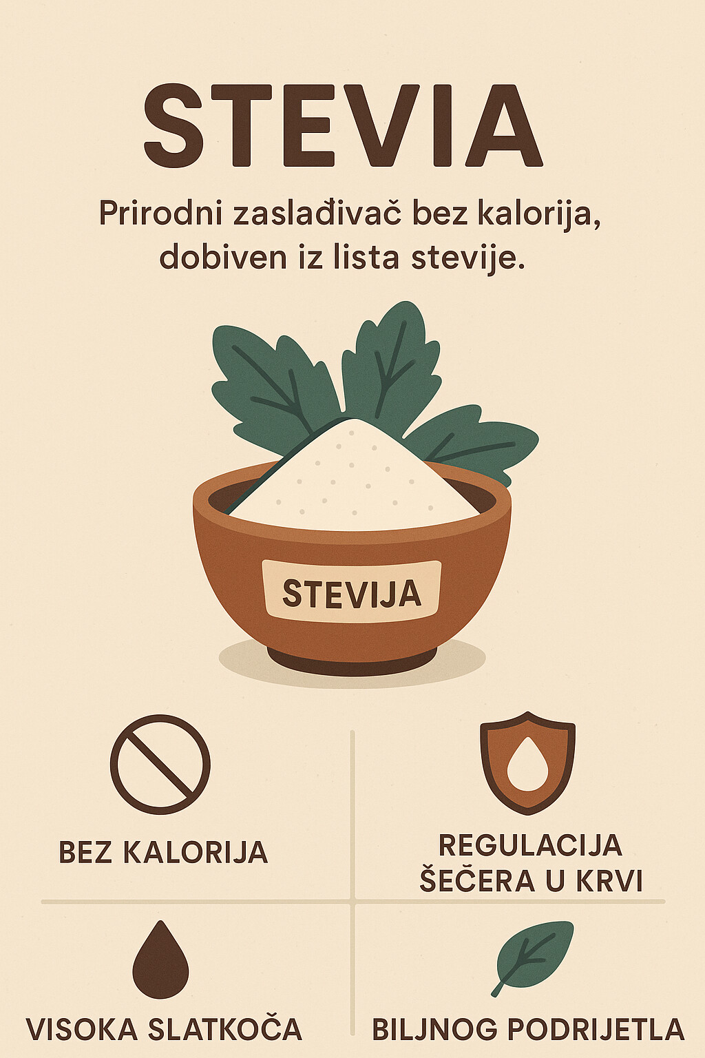 Stevija u zdjeli