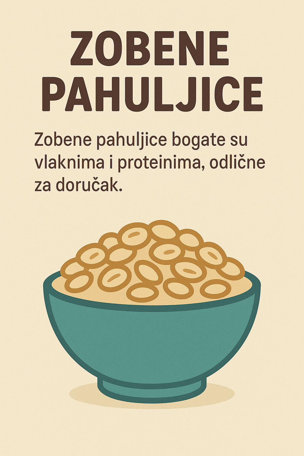 Zobene pahuljice u zdjeli
